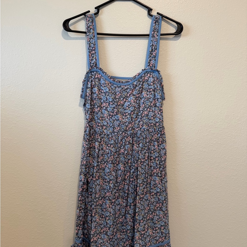 American Eagle Outfitters Blue Floral Dress